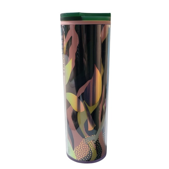 Starbucks 2024 Tumbler Siren Mermaid 16oz‎ Cup with Lid Green Pink - Picture 4 of 11